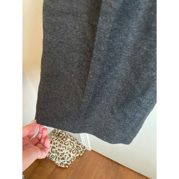 AKA Eddie Bauer charcoal wool pants Full Trouser lined vintage high waisted 14 - Picture 6 of 9